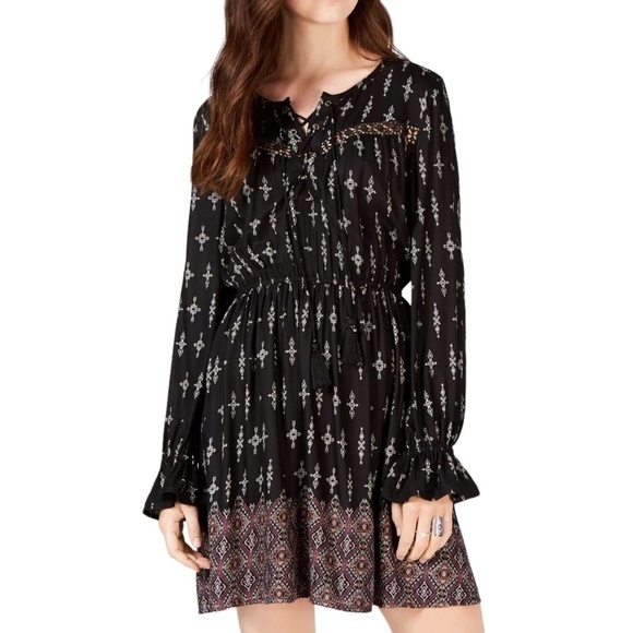 American Rag Dresses & Skirts - NWT Black Print Peasant Dress | Medium